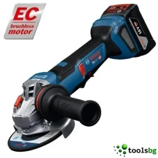 BOSCH GWS 18V-11 PS - ПРОФЕСИОНАЛЕН АКУМУЛАТОРЕН БЕЗЧЕТКОВ ЪГЛОШЛАЙФ С РЕГУЛИРАНЕ НА ОБОРОТИТЕ И ГОЛЯМ СТАРТОВ БУТОН BOSCH GWS 18V-11 PS - ПРОФЕСИОНАЛЕН АКУМУЛАТОРЕН БЕЗЧЕТКОВ ЪГЛОШЛАЙФ С РЕГУЛИРАНЕ НА ОБОРОТИТЕ И ГОЛЯМ СТАРТОВ БУТОН